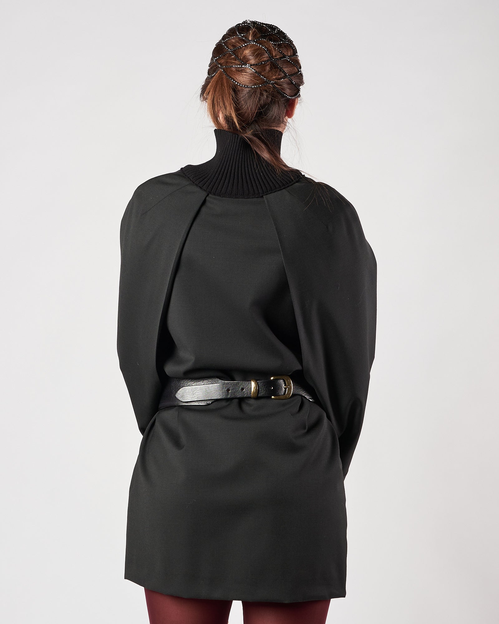 Abito Tela9 con collo alto nero