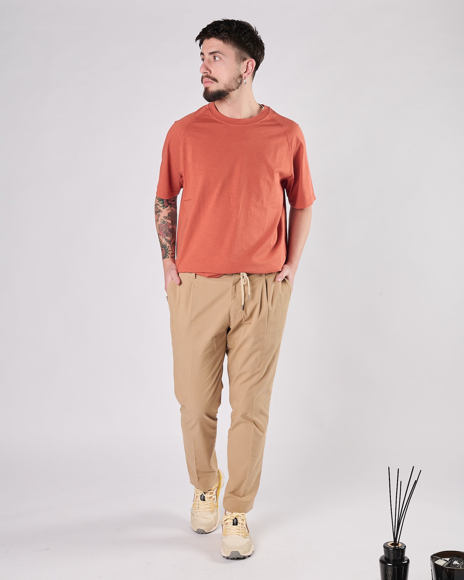 T-shirt Bl'ker manica corta manica raglan orange