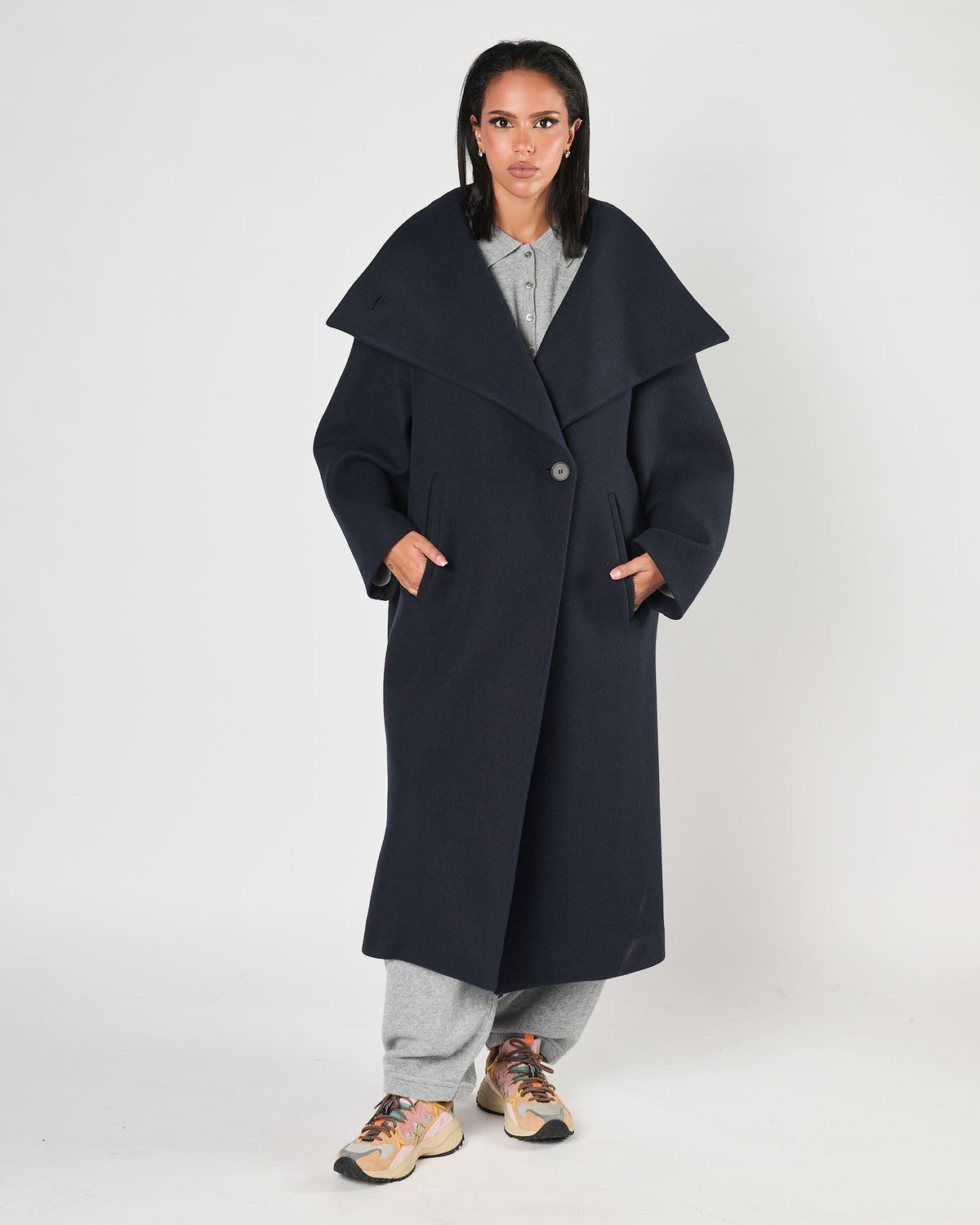 Cappotto Tela9 over blu