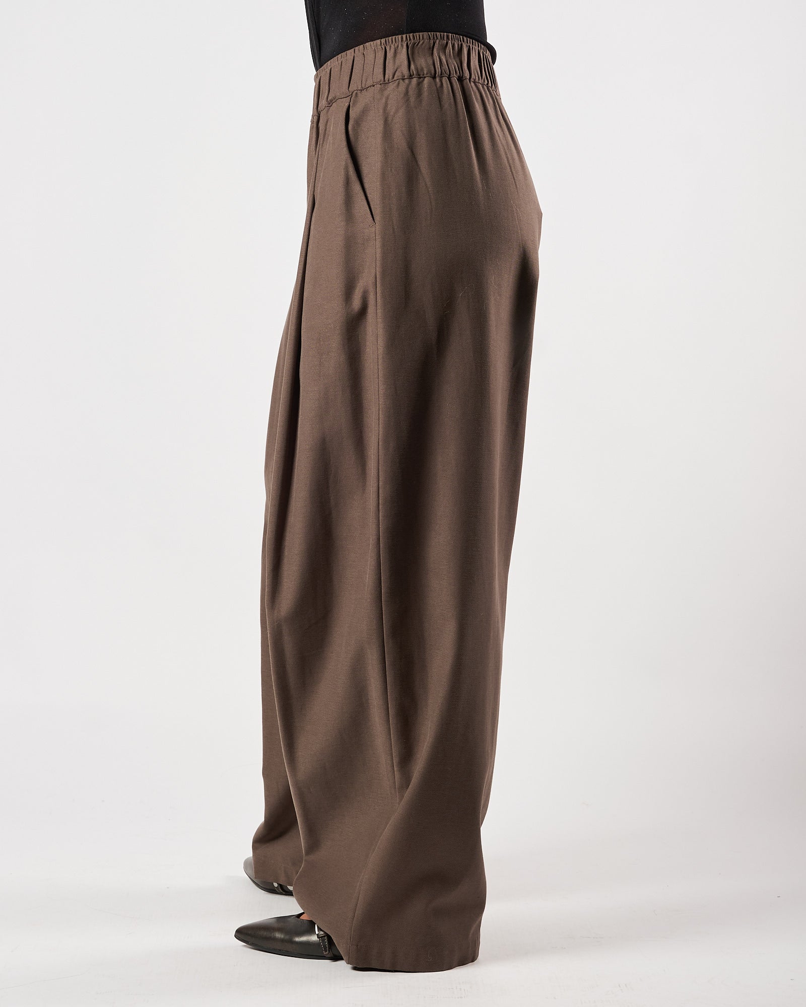 Pantalone Eleh largo verde kaki