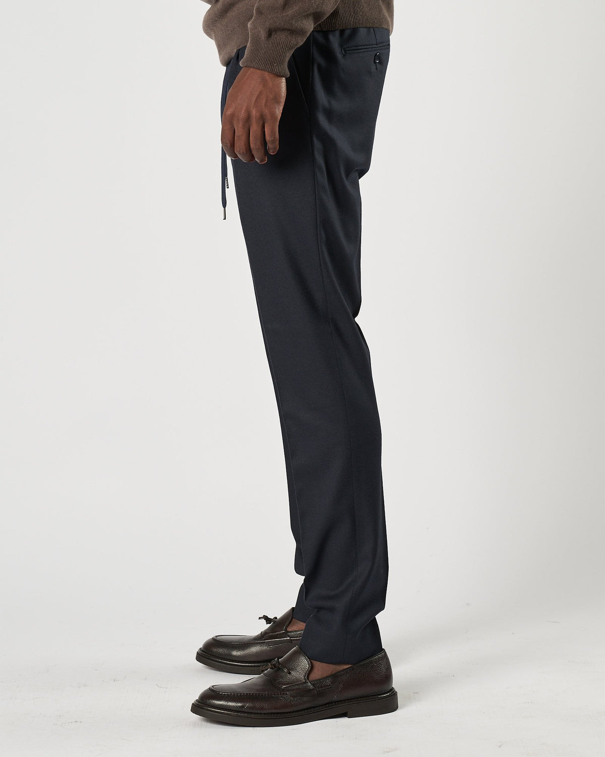 Pantalone A|STORE in flanella blu