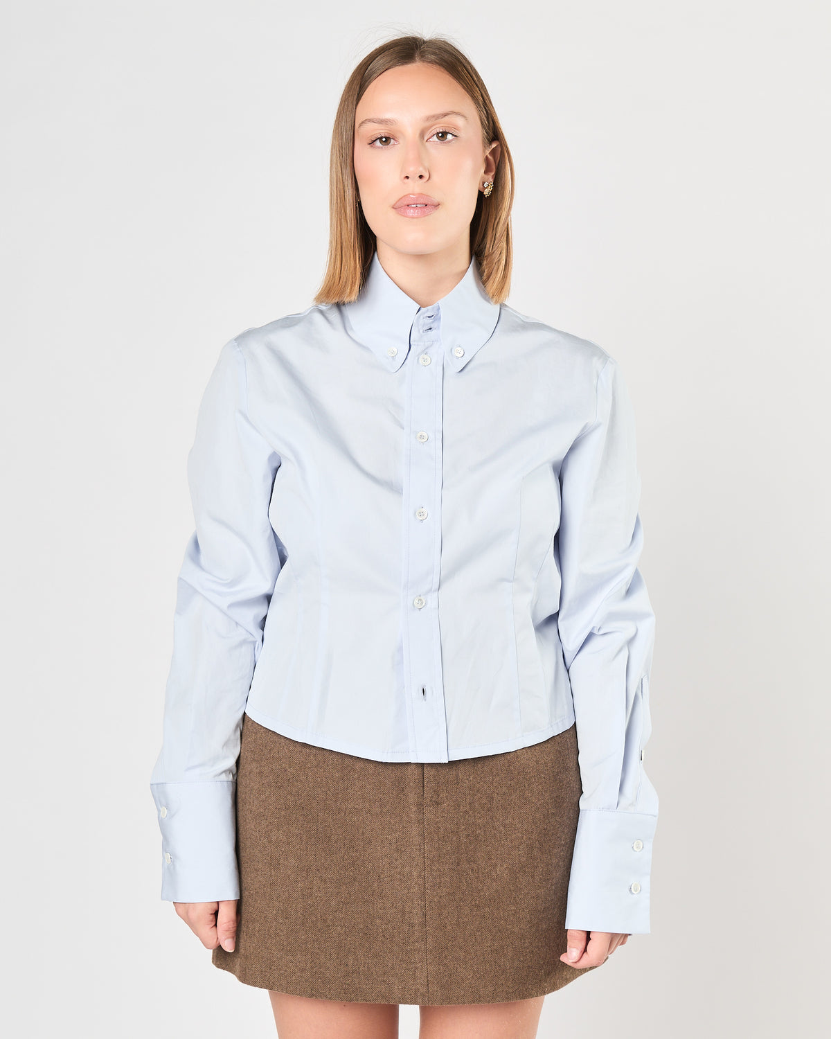 Camicia Tela9  button down celeste