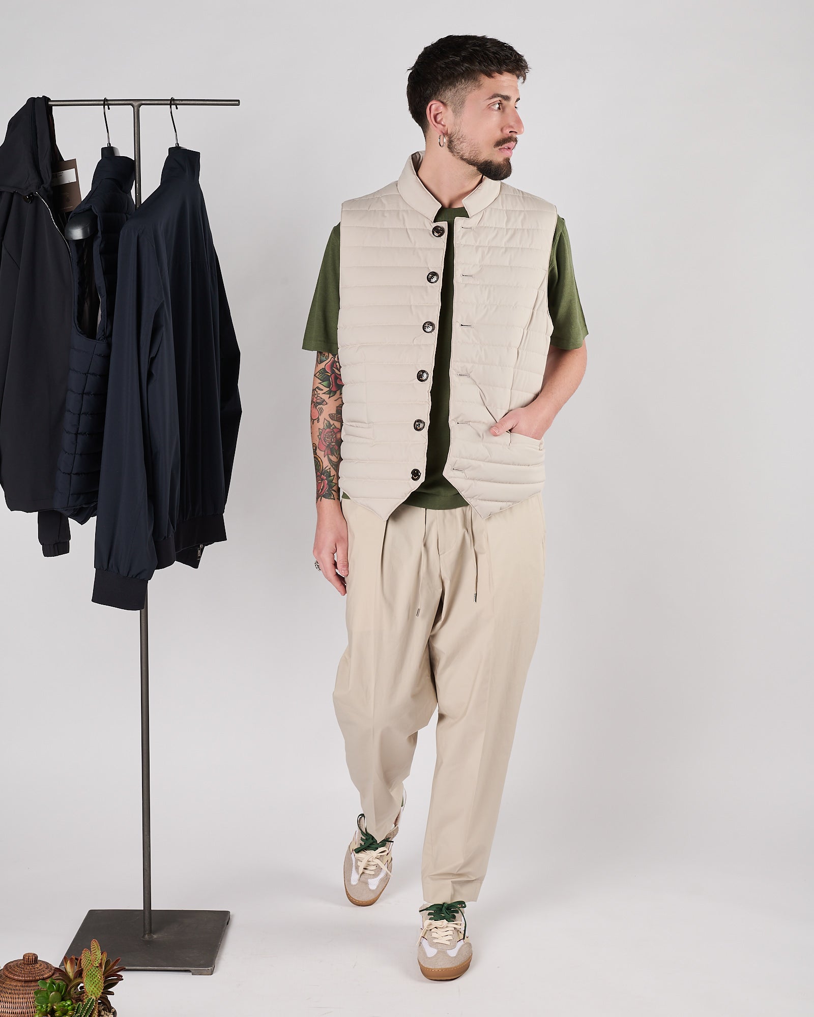 Pantalone A|STORE morbido stucco