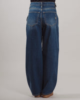 Jeans Shaft largo blu