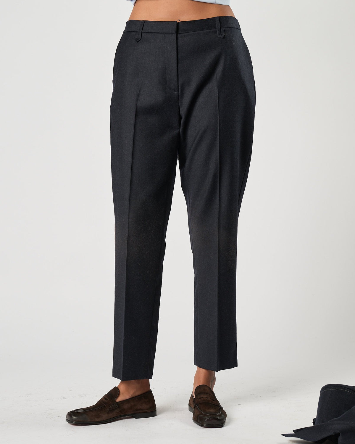 Pantalone Tela9 in flanella blu