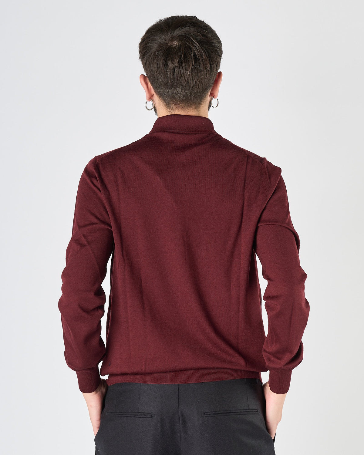Maglia A|STORE in maglia bordeaux