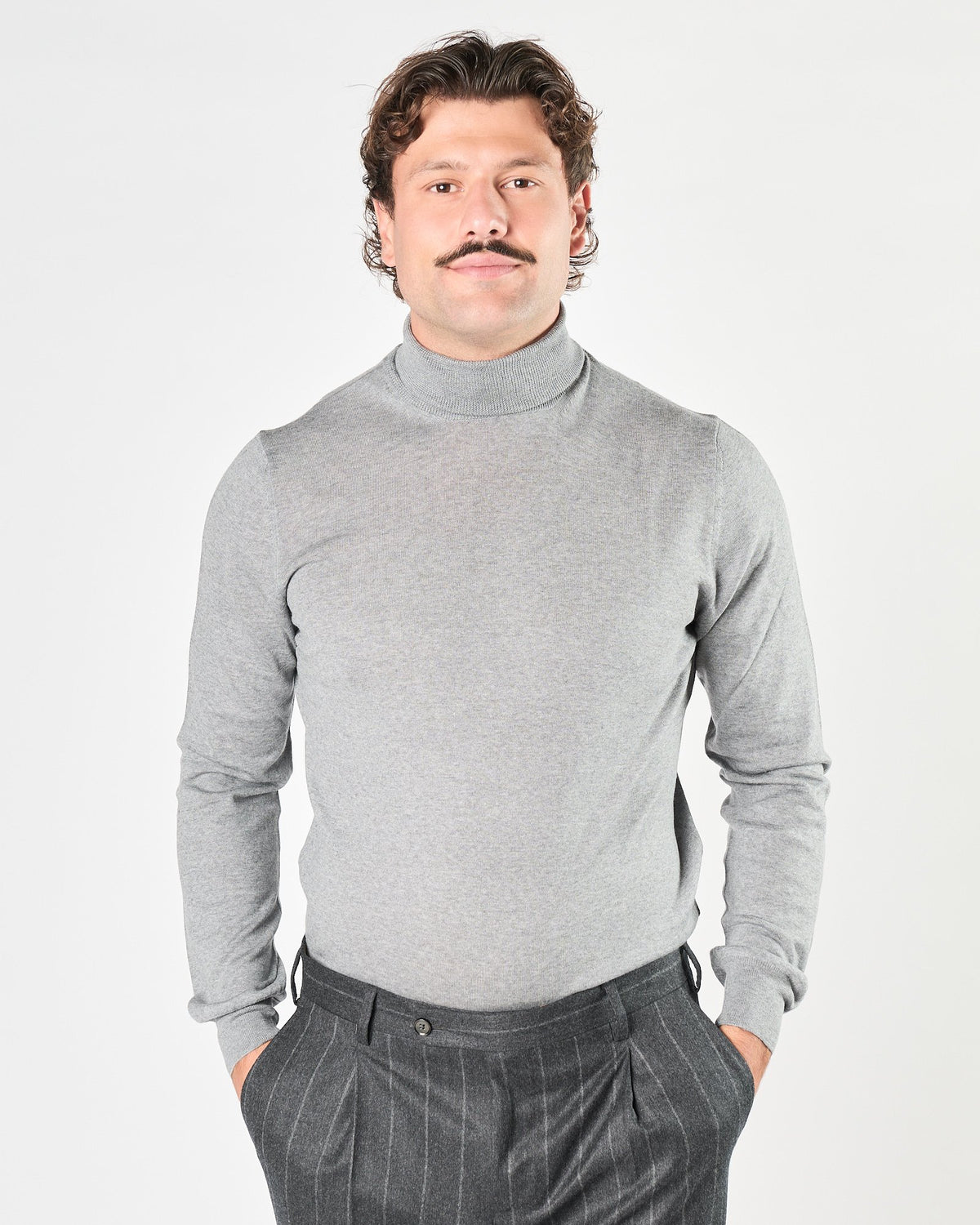 Maglia A|STORE dolcevita grigio