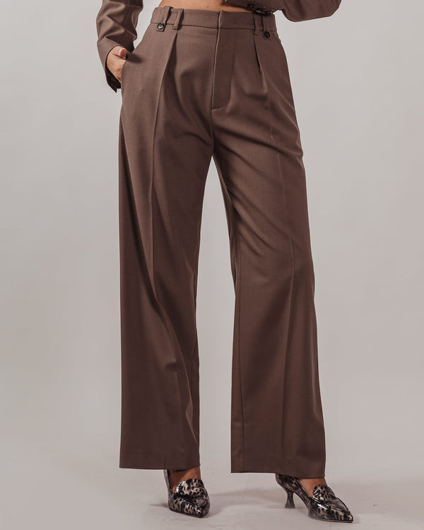 Pantalone Tela una pence taupe