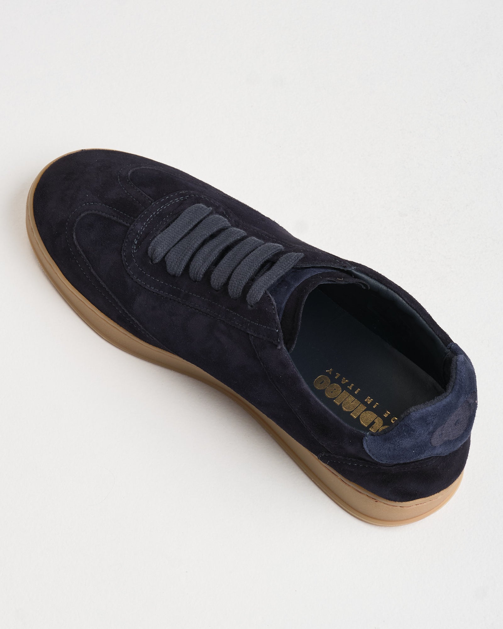 Sneaker Soldini in suede navy