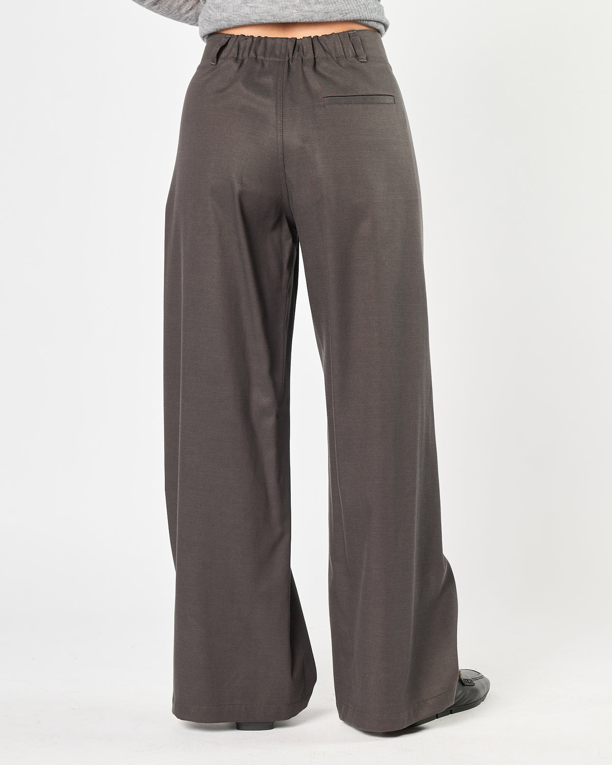 Pantalone Tela9 morbido senza pence grigio