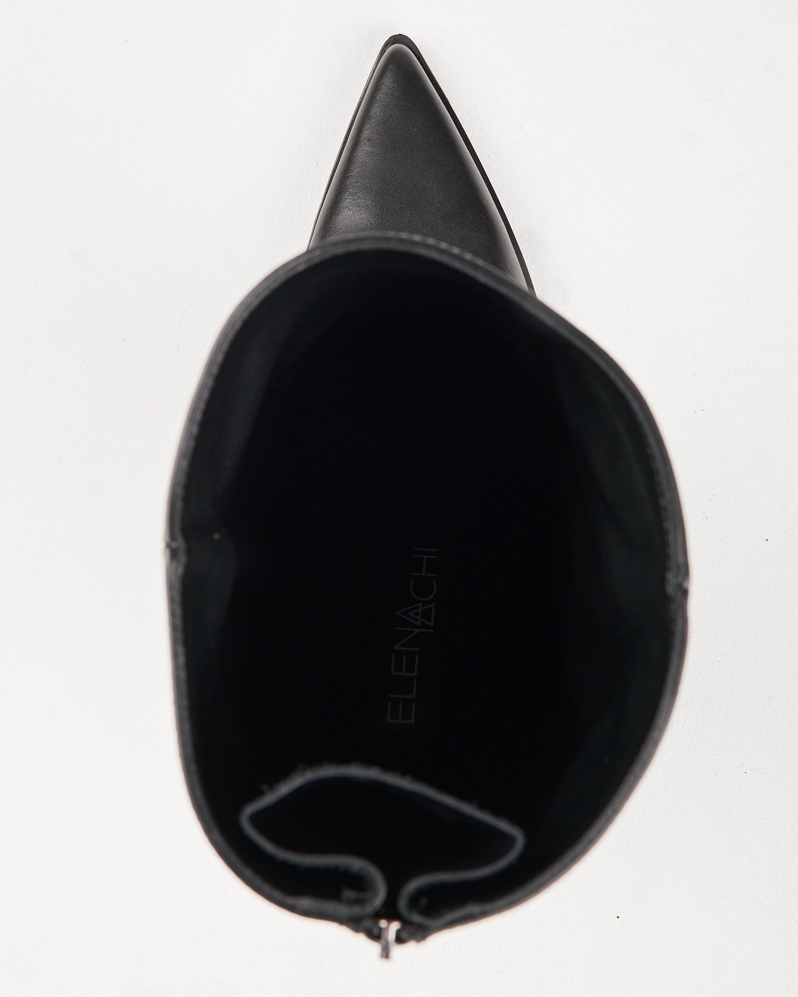 Stivale Elena Iachi alto in pelle nero