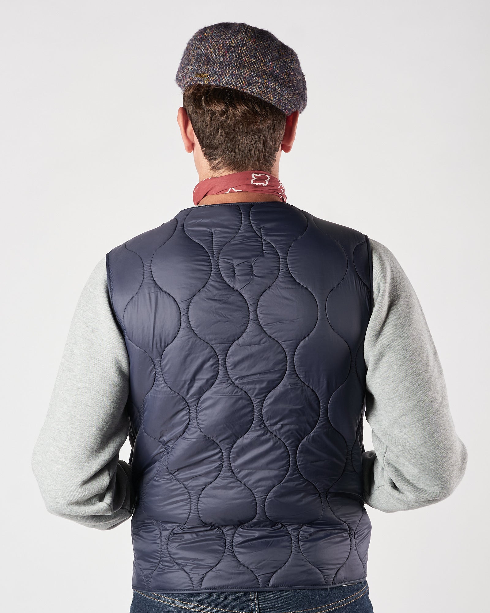 Gilet Manifatture Ceccarelli trapuntato blu