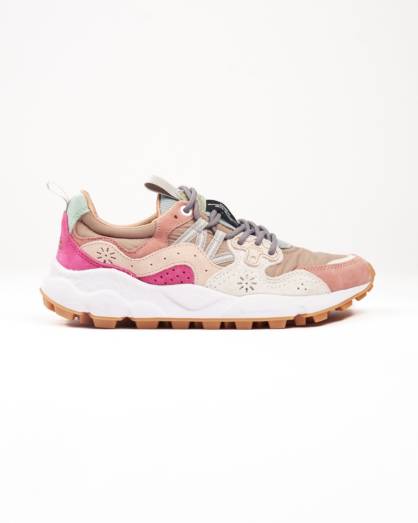 Sneaker Flower Mountain Cipria-Multi