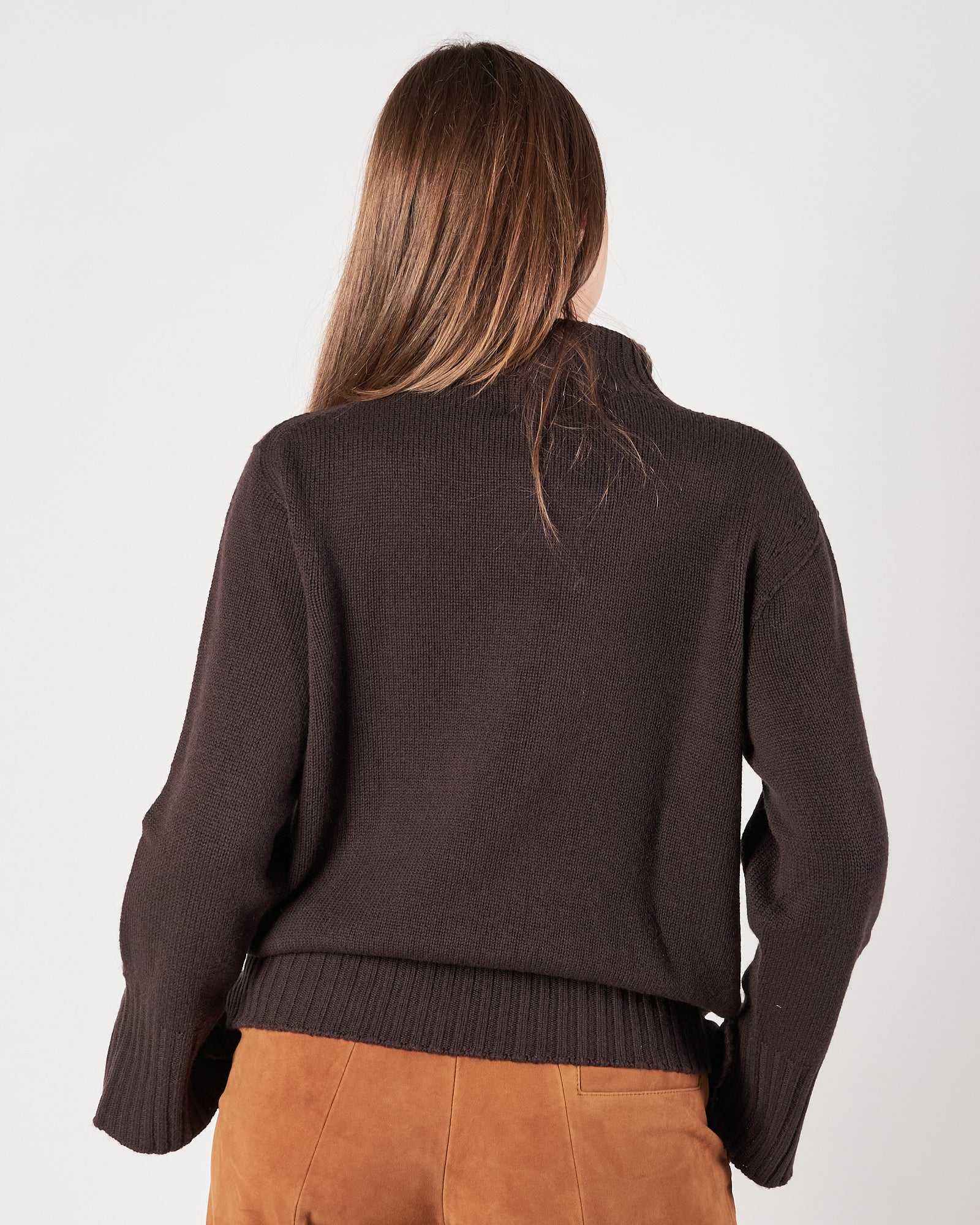 Maglia A|STORE over mezzo collo moro