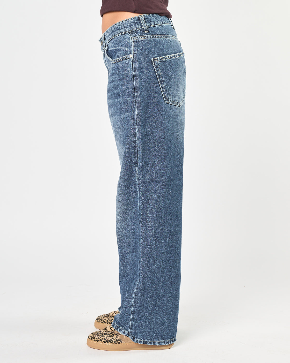 Jeans God Save Denim blu lavato