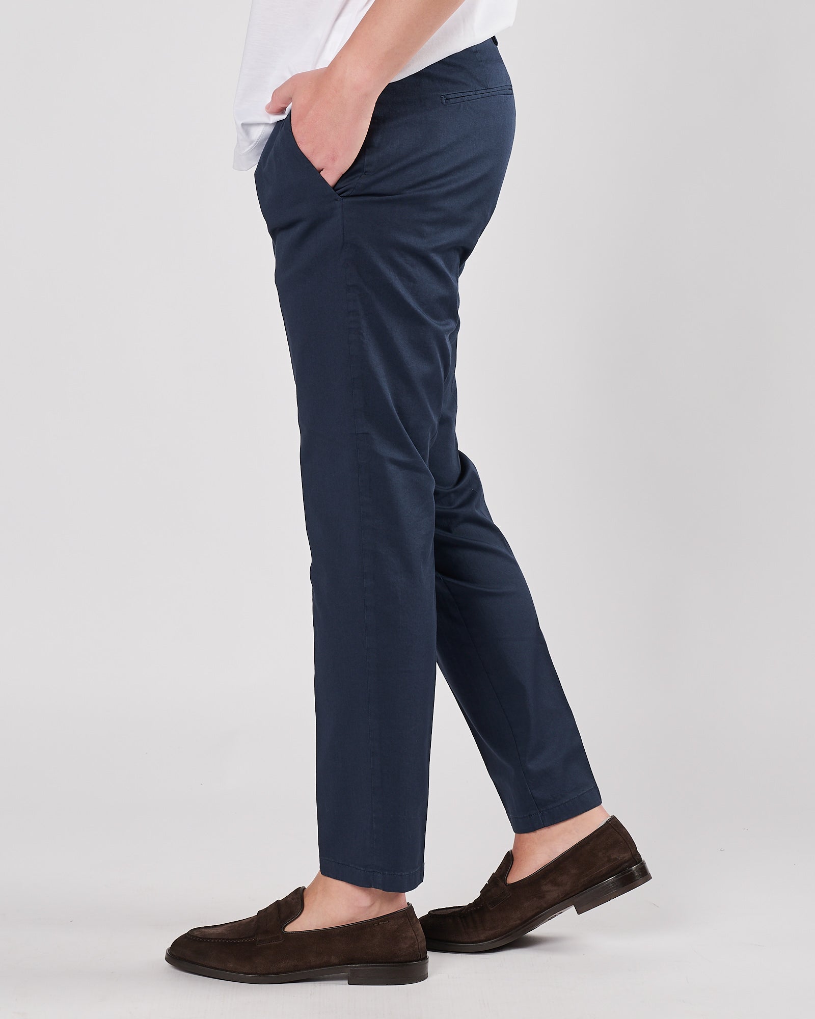 Pantalone A|STORE senza pence blu