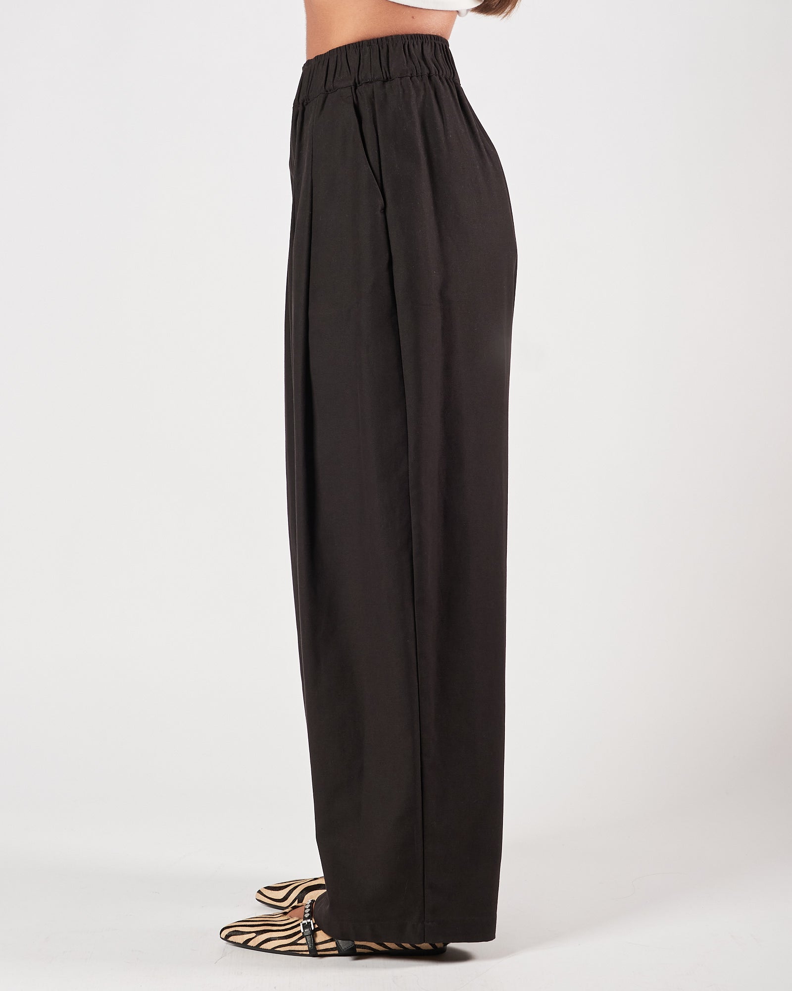 Pantalone Eleh largo nero