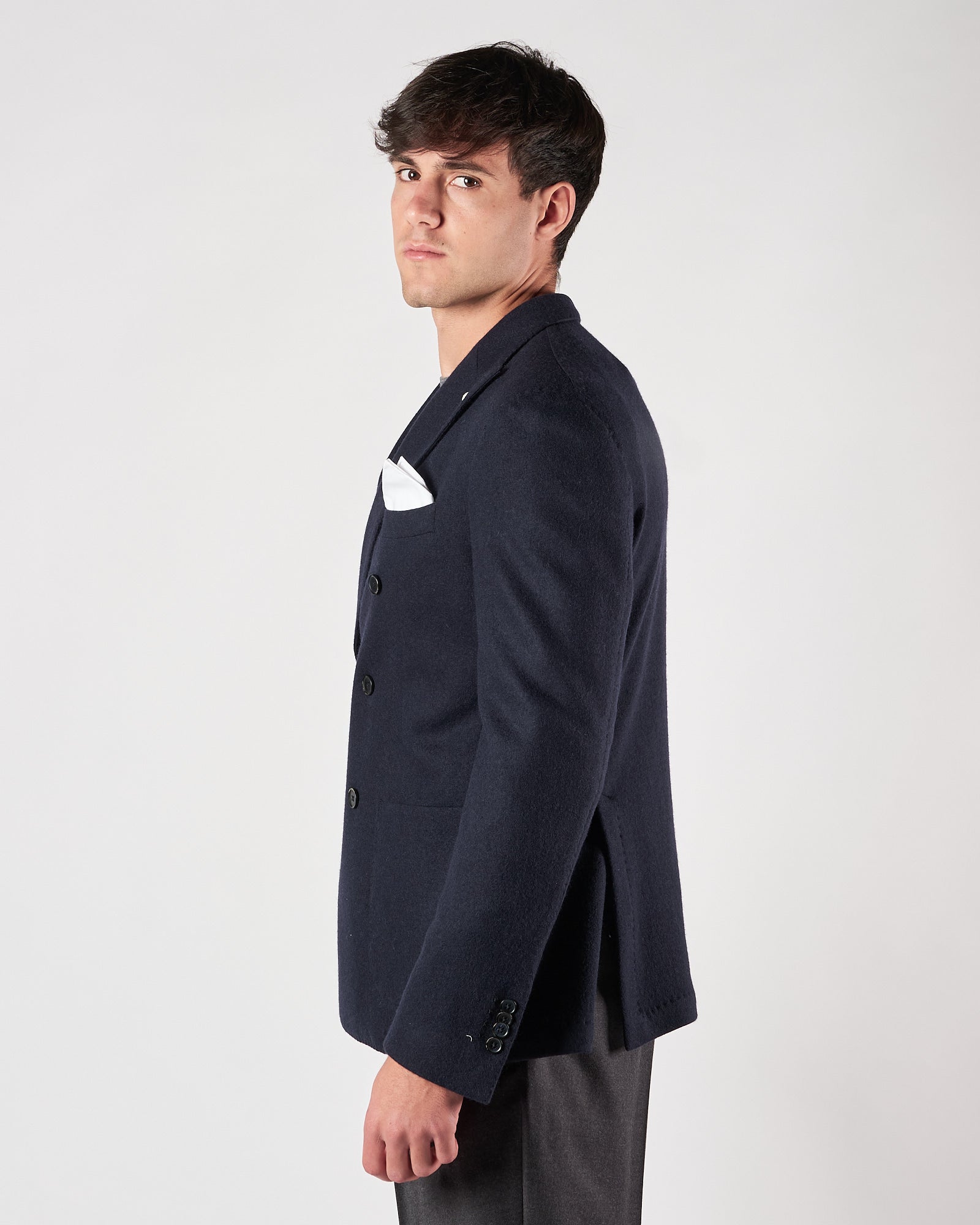 Giacca Lbm1911 doppio petto blu