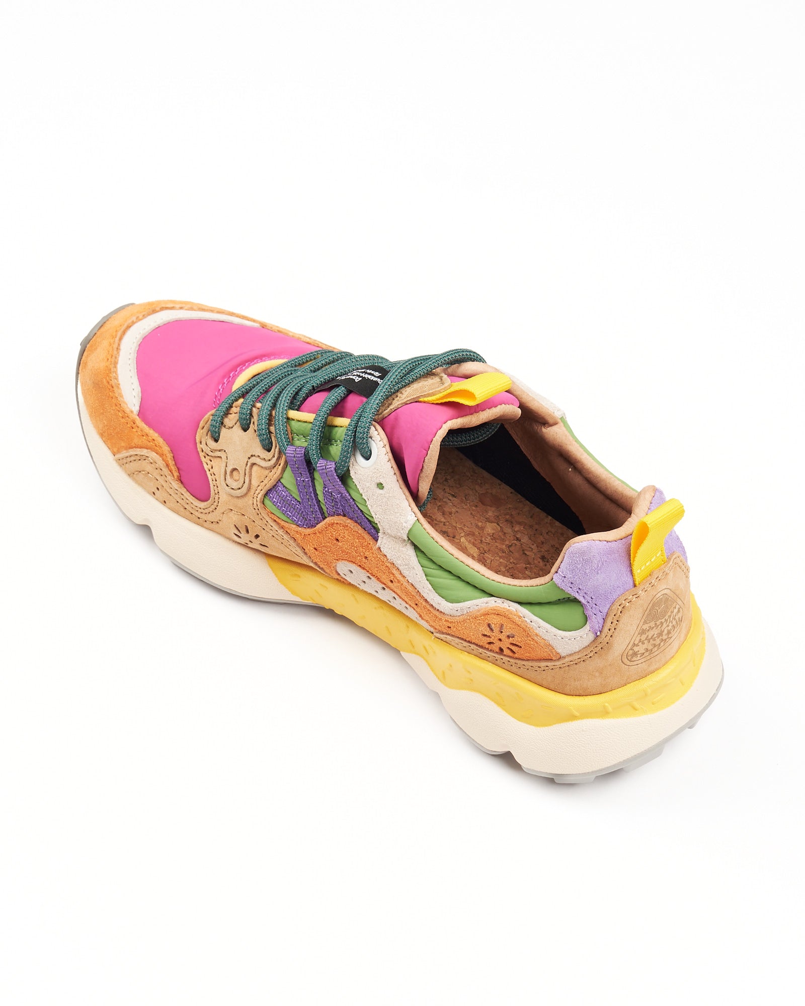 Sneaker Flower Mountain Orange-Fucsia