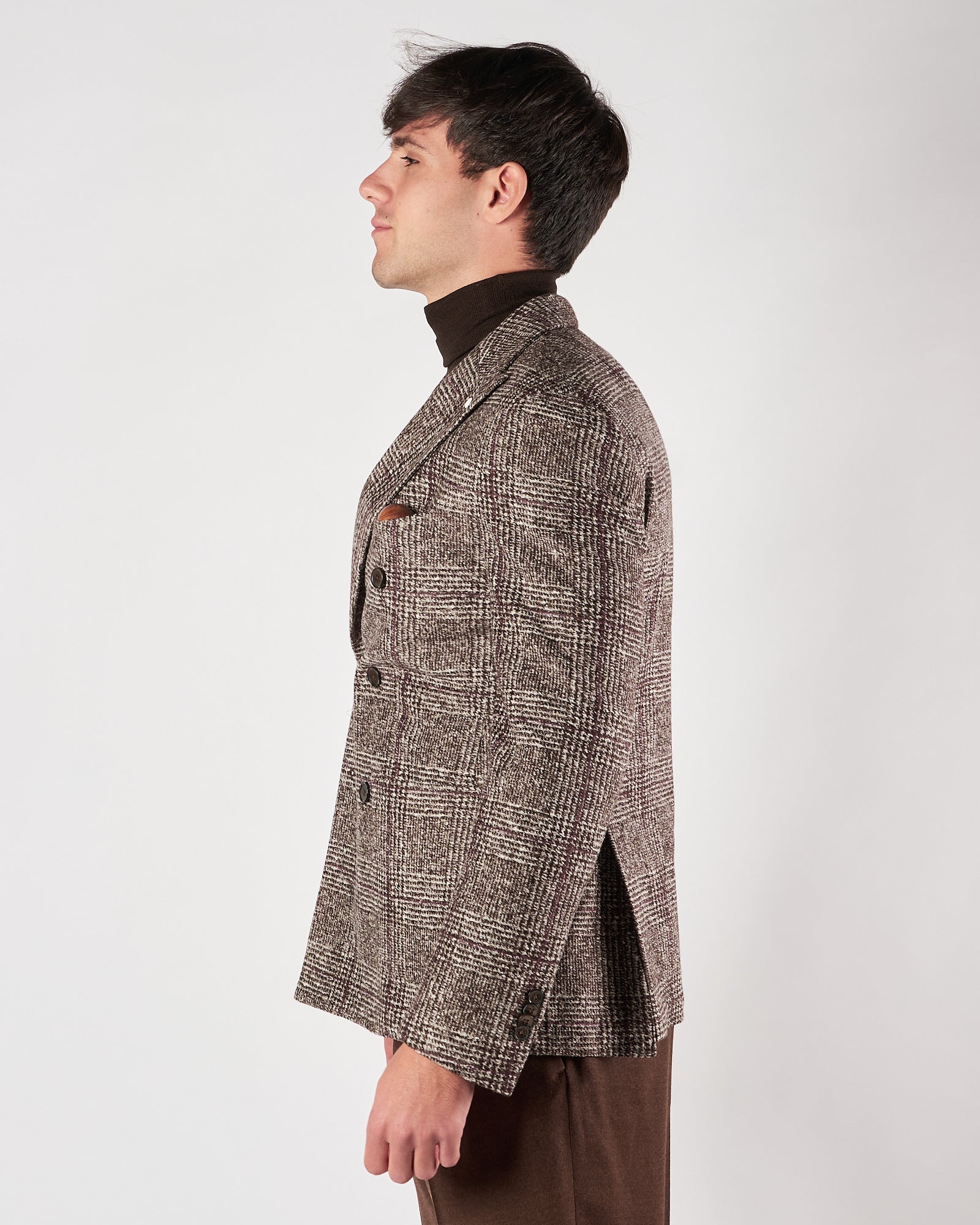 Giacca Lbm1911 doppio petto fantasia Principe Di Galles