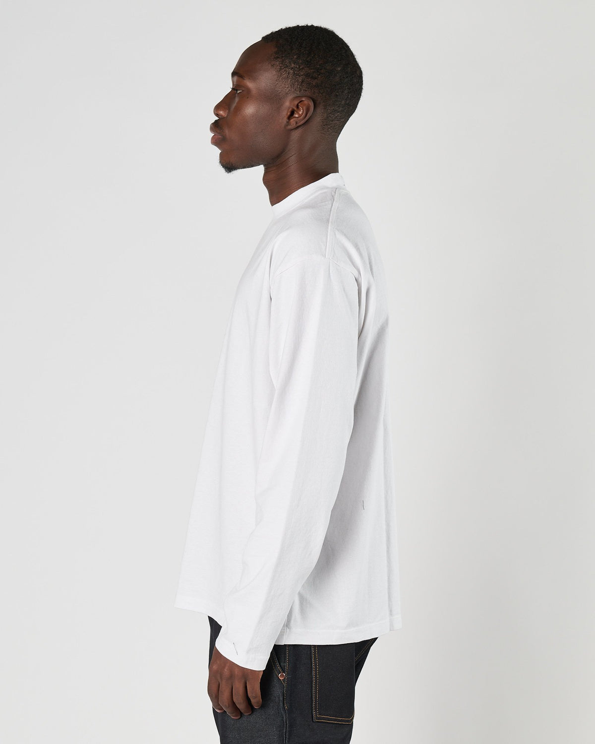T-shirt Aimé longsleeve bianca