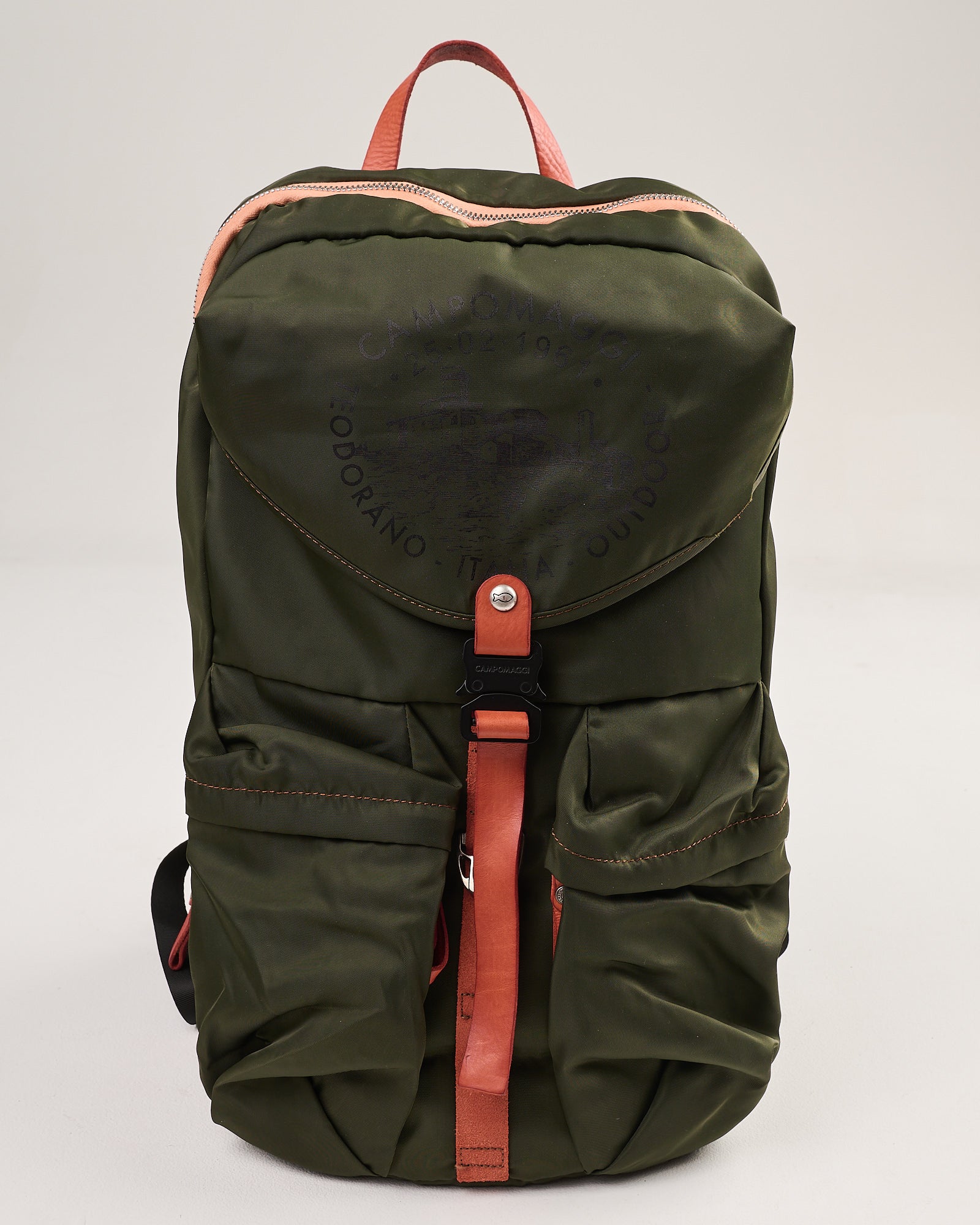 Zaino Campomaggi Ortles vela e vacchetta militare arancio nero