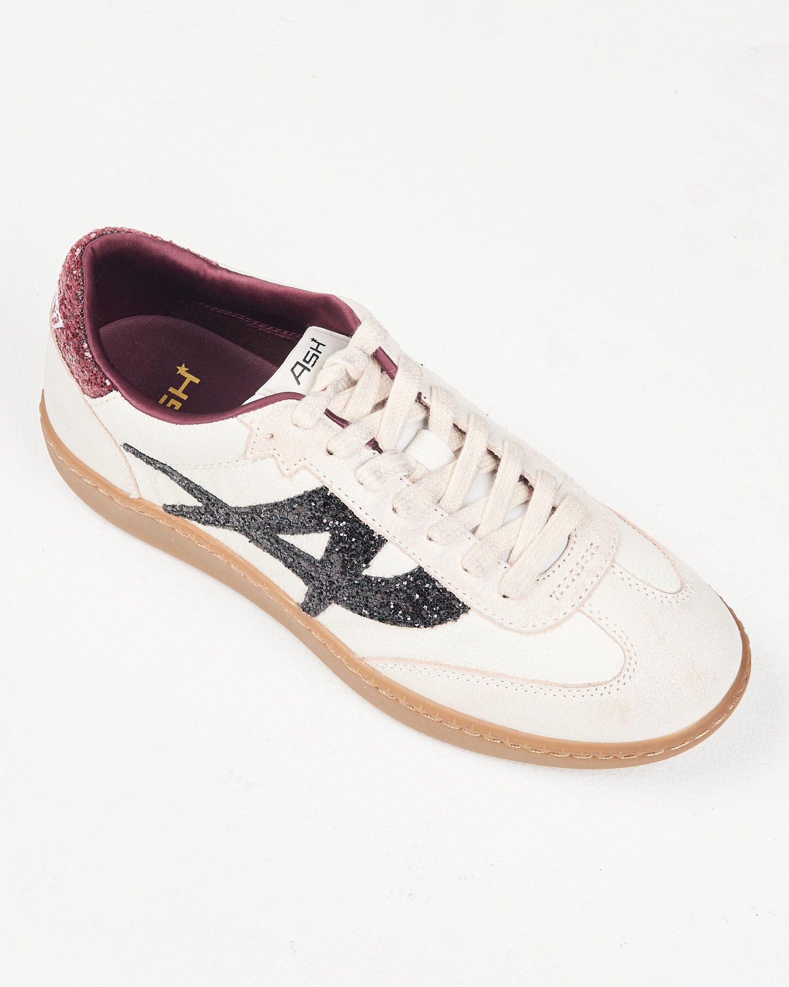 Sneaker Ash bianca glitter colorati