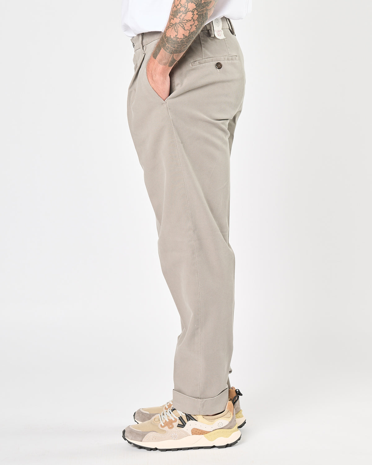 Pantalone L.b.m1911 con una pence grigio