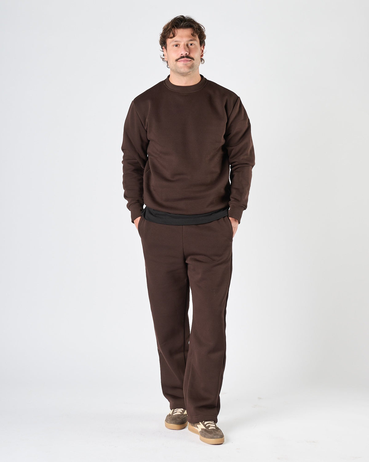 Pantalone Aimé in felpa testa di moro
