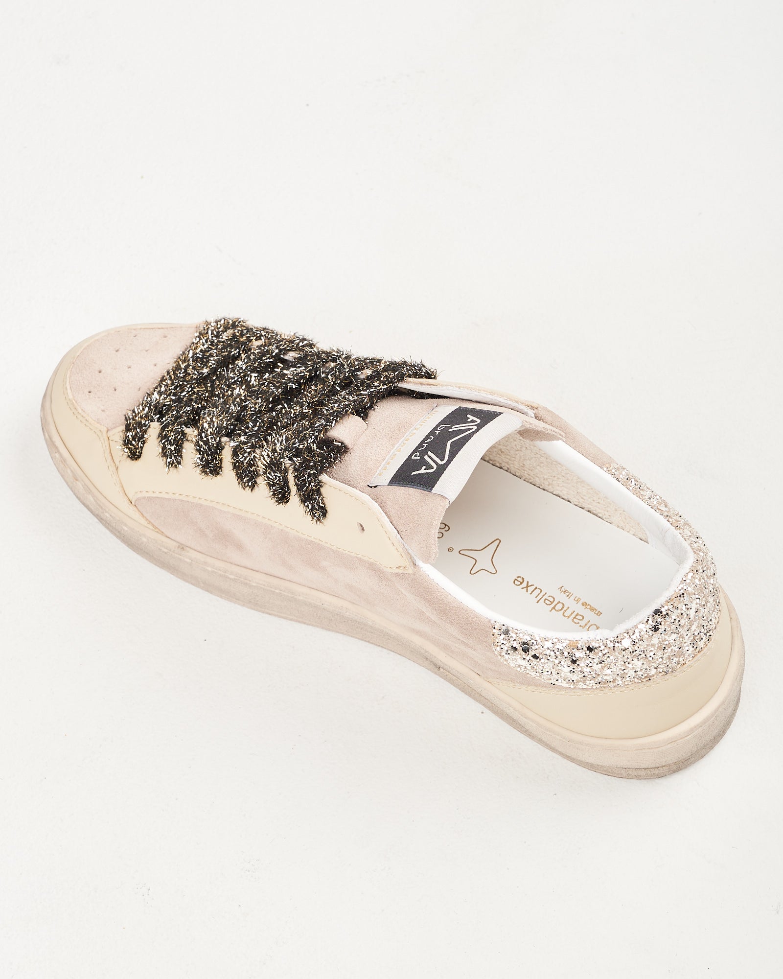 Sneaker Ama Brand basic con stella vernice bordeaux