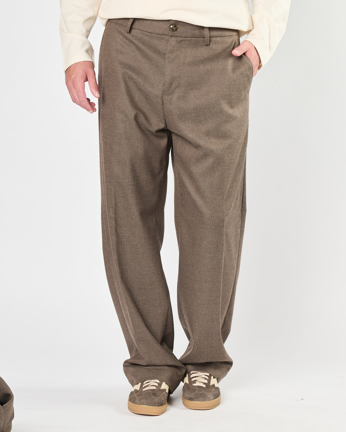 Pantalone Aimé in fantasia pied de puole