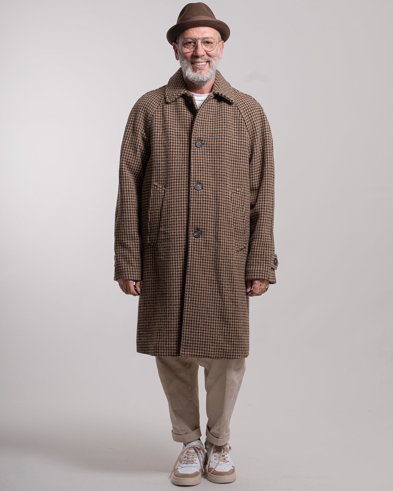 Cappotto Paltò in tweed