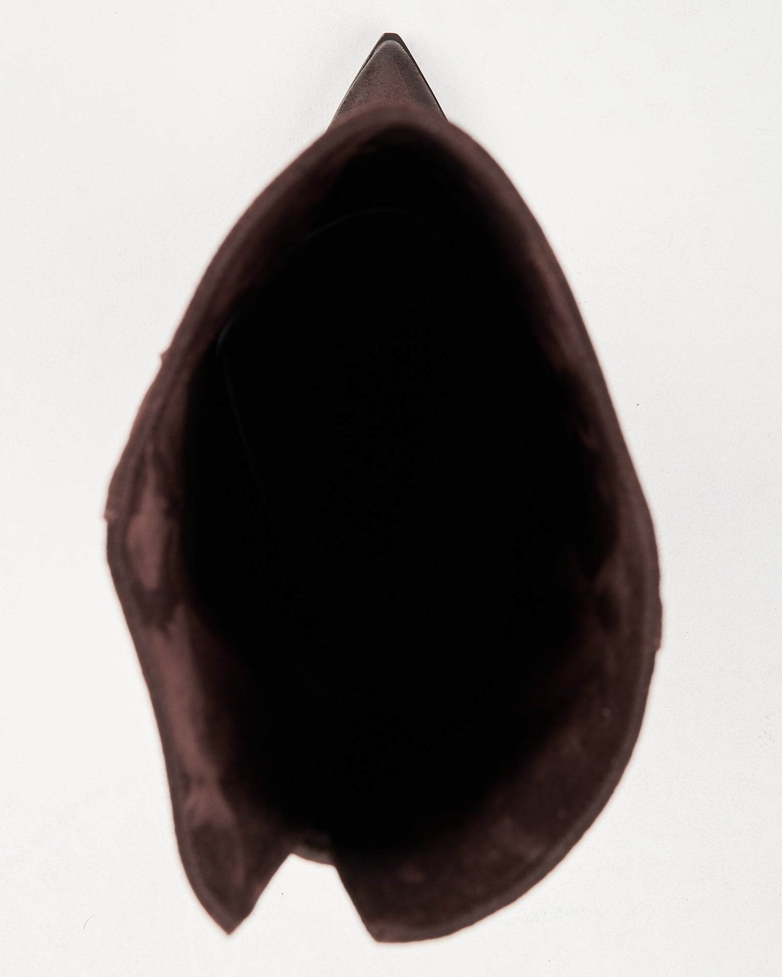 Stivale Elena Iachi alto in camoscio tabacco