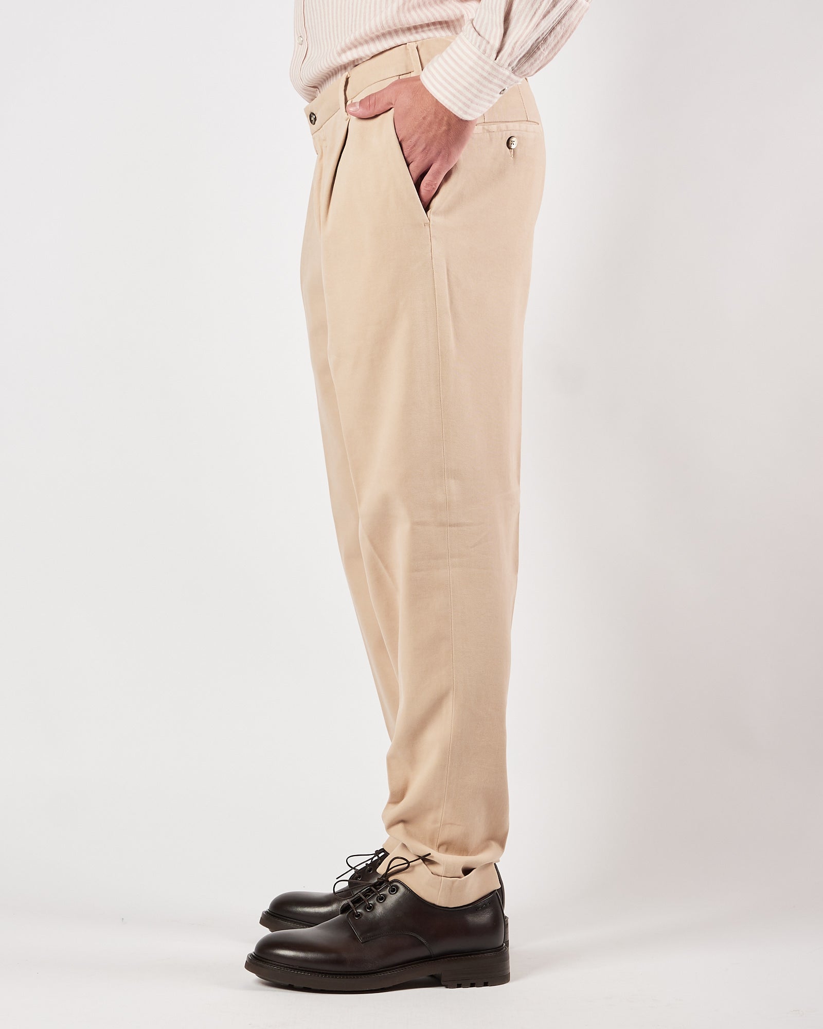 Pantalone Lbm1911 una pence beige