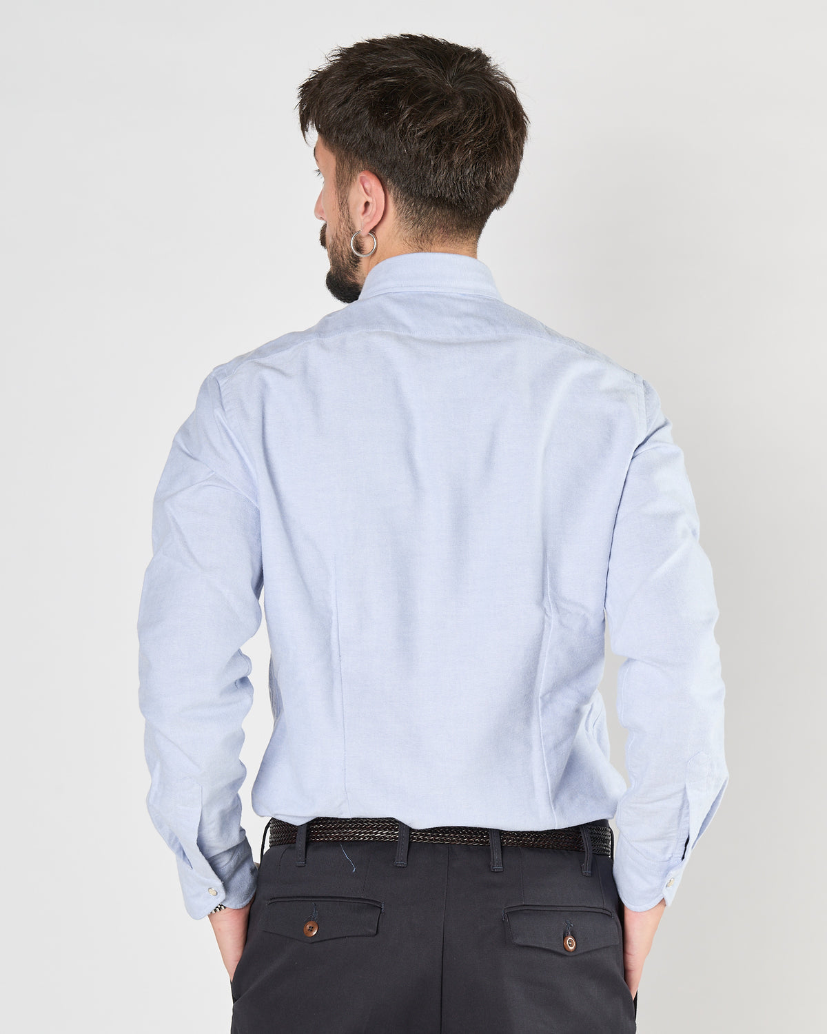Camicia Xacus in caldo cotone celeste