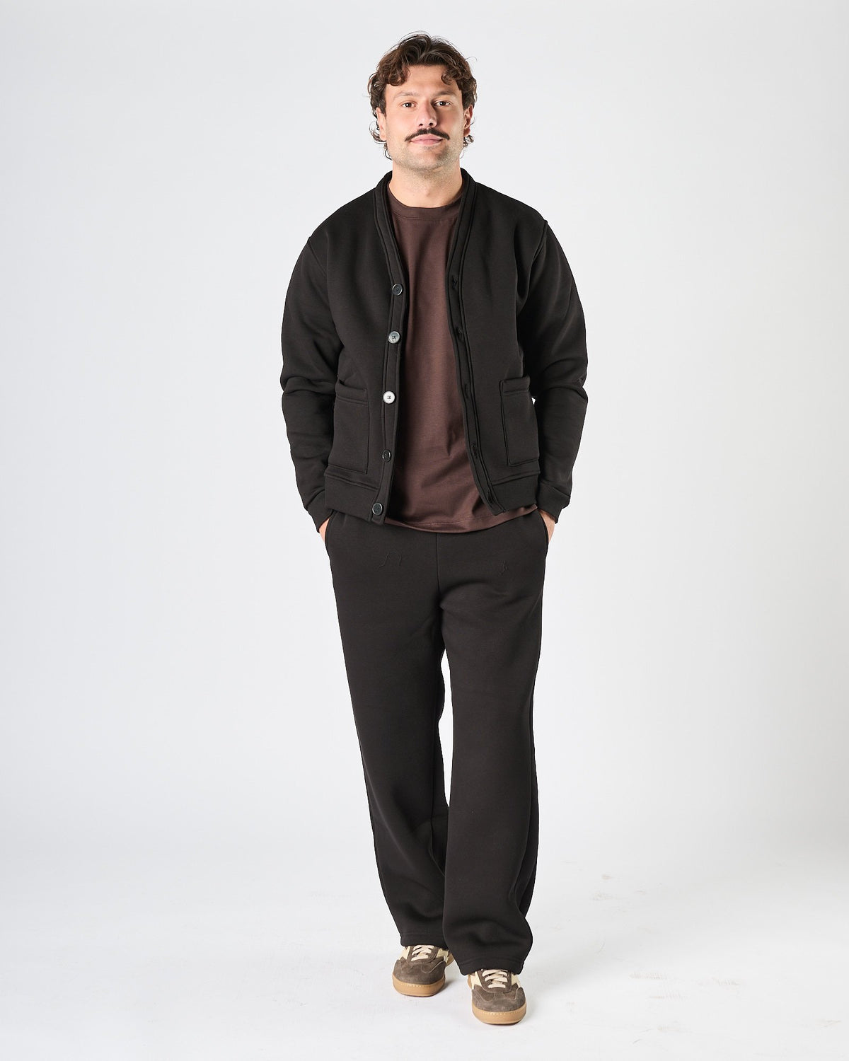 Pantalone Aimé in felpa nero