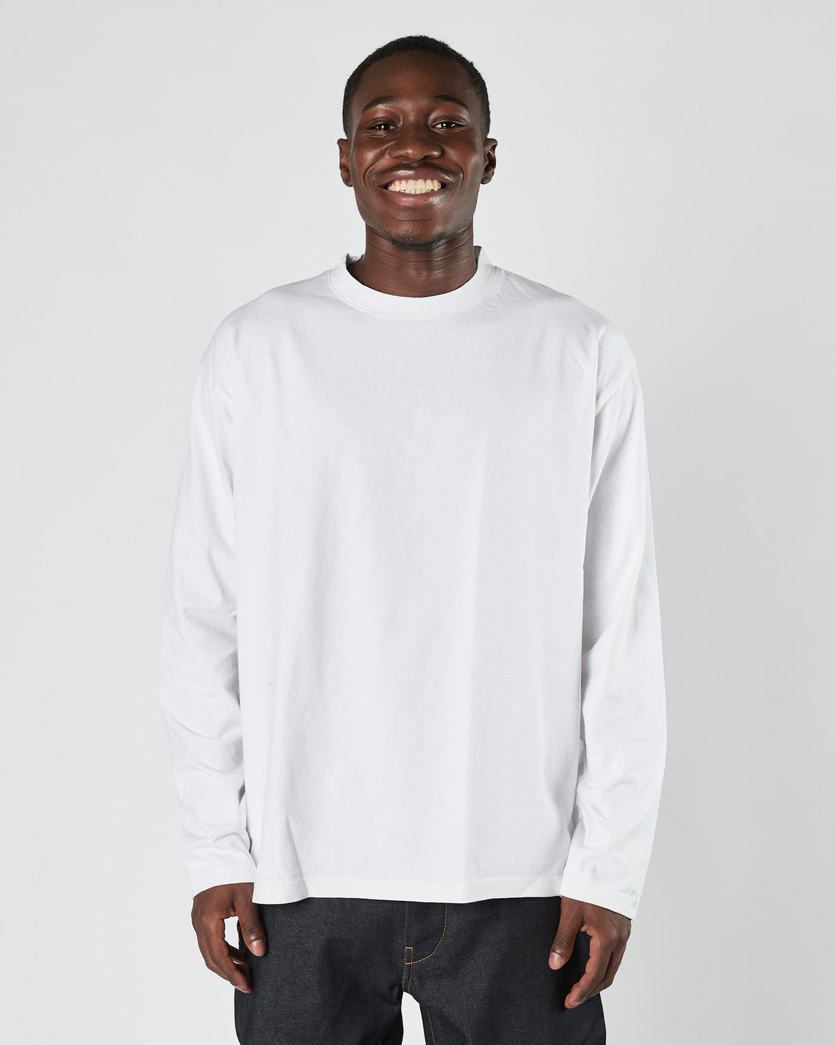 T-shirt Aimé longsleeve bianca