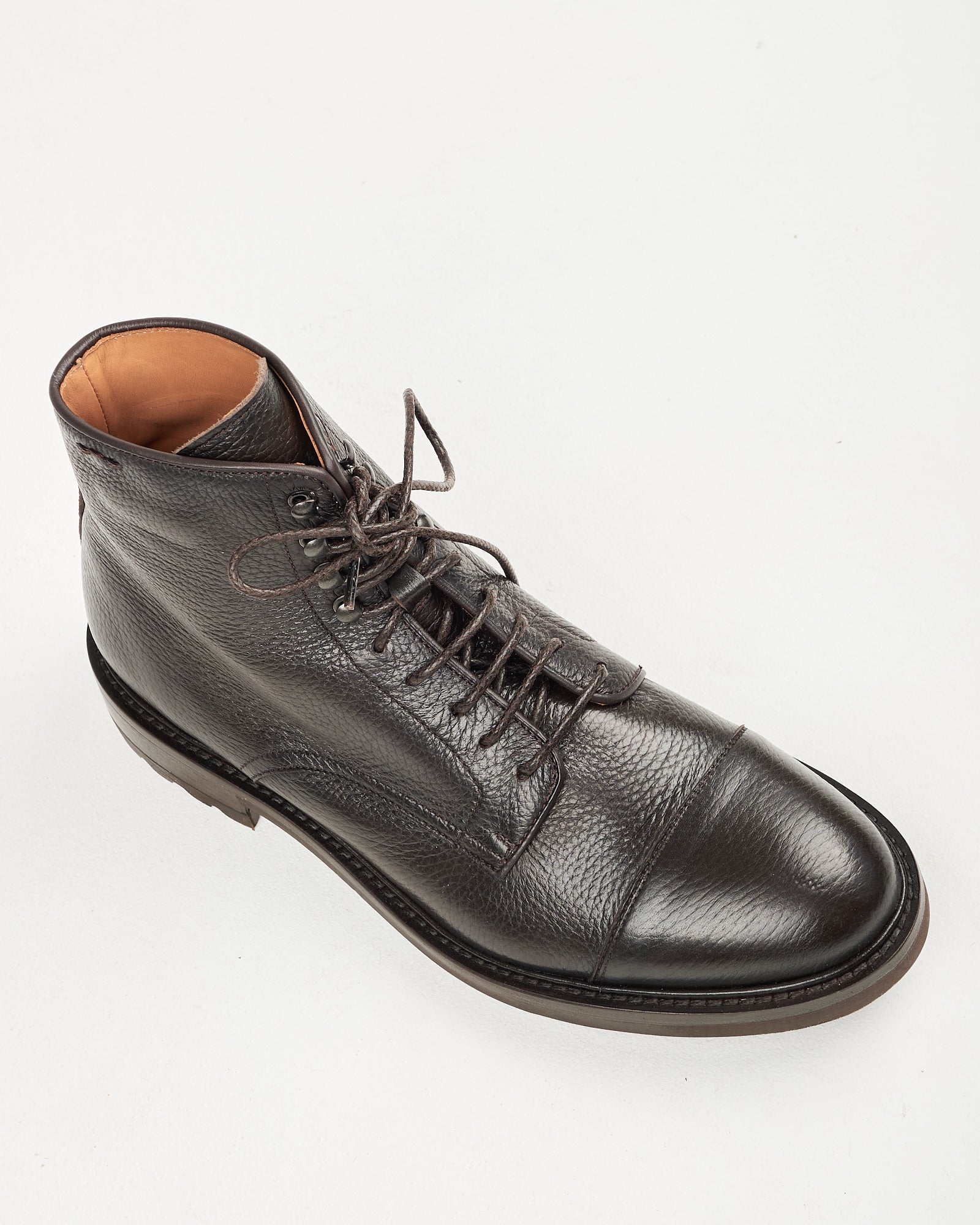 Tronchetto Alexander Hotto in pelle moro