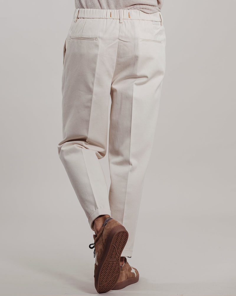 Pantalone Bonheur con pences latte