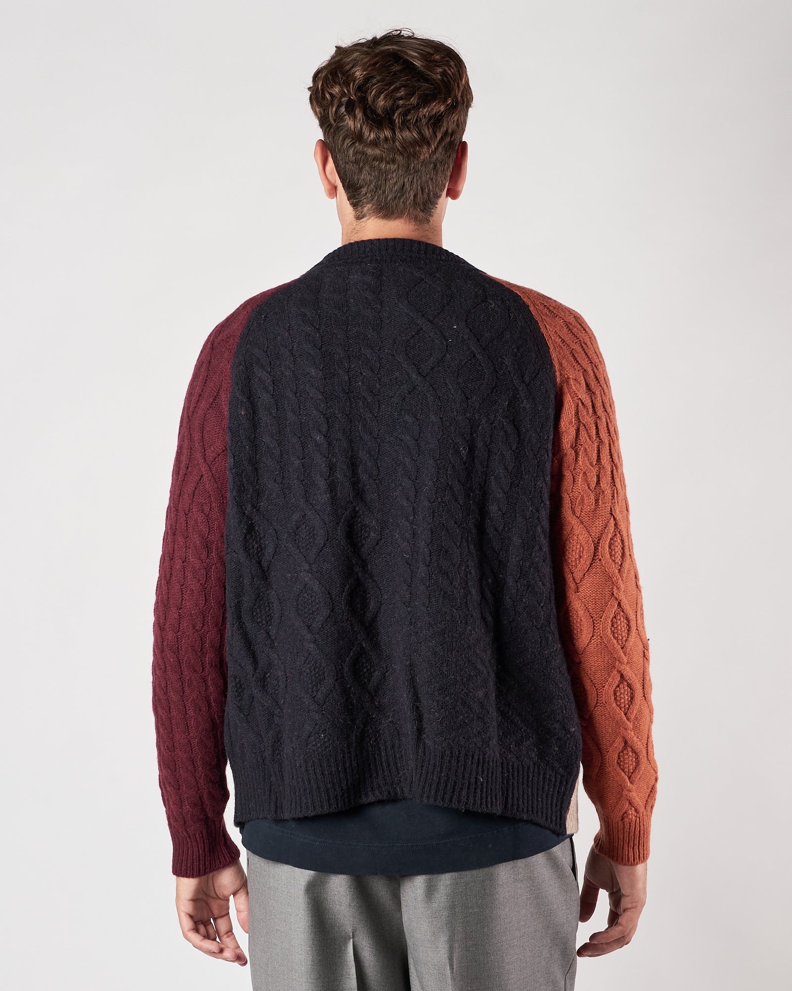 Cardigan In The Box multicolor con bottoni