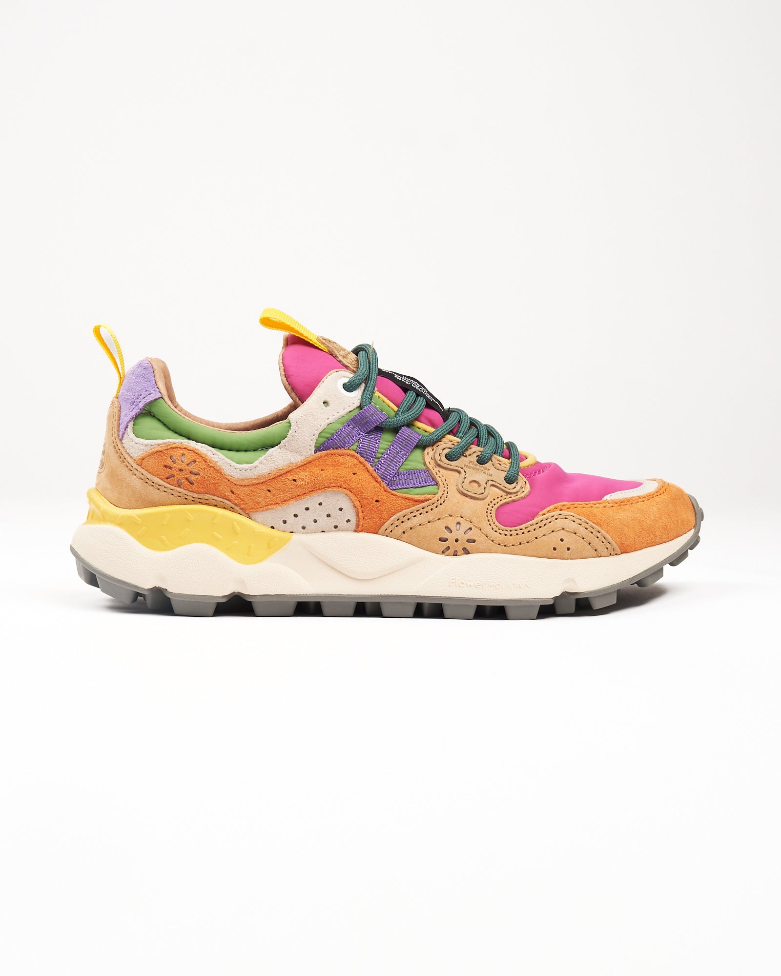 Sneaker Flower Mountain Orange-Fucsia