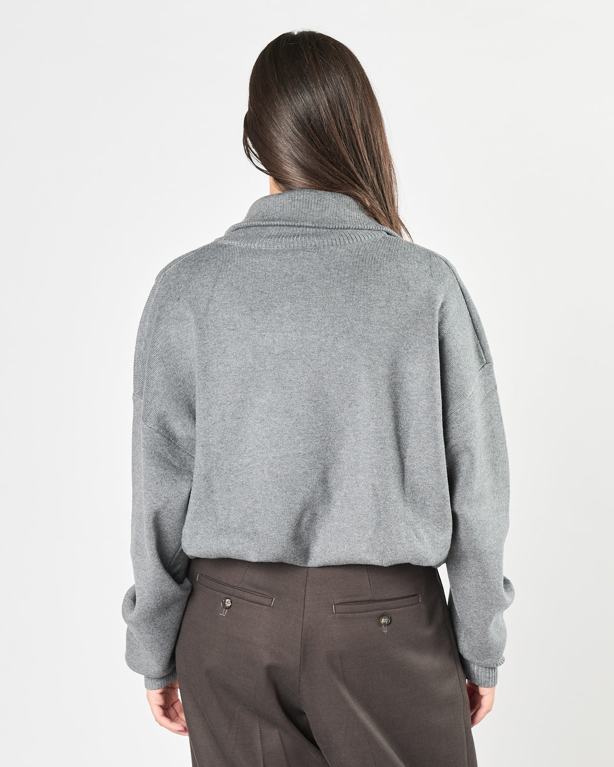 Maglia Eleh scollo V grigia