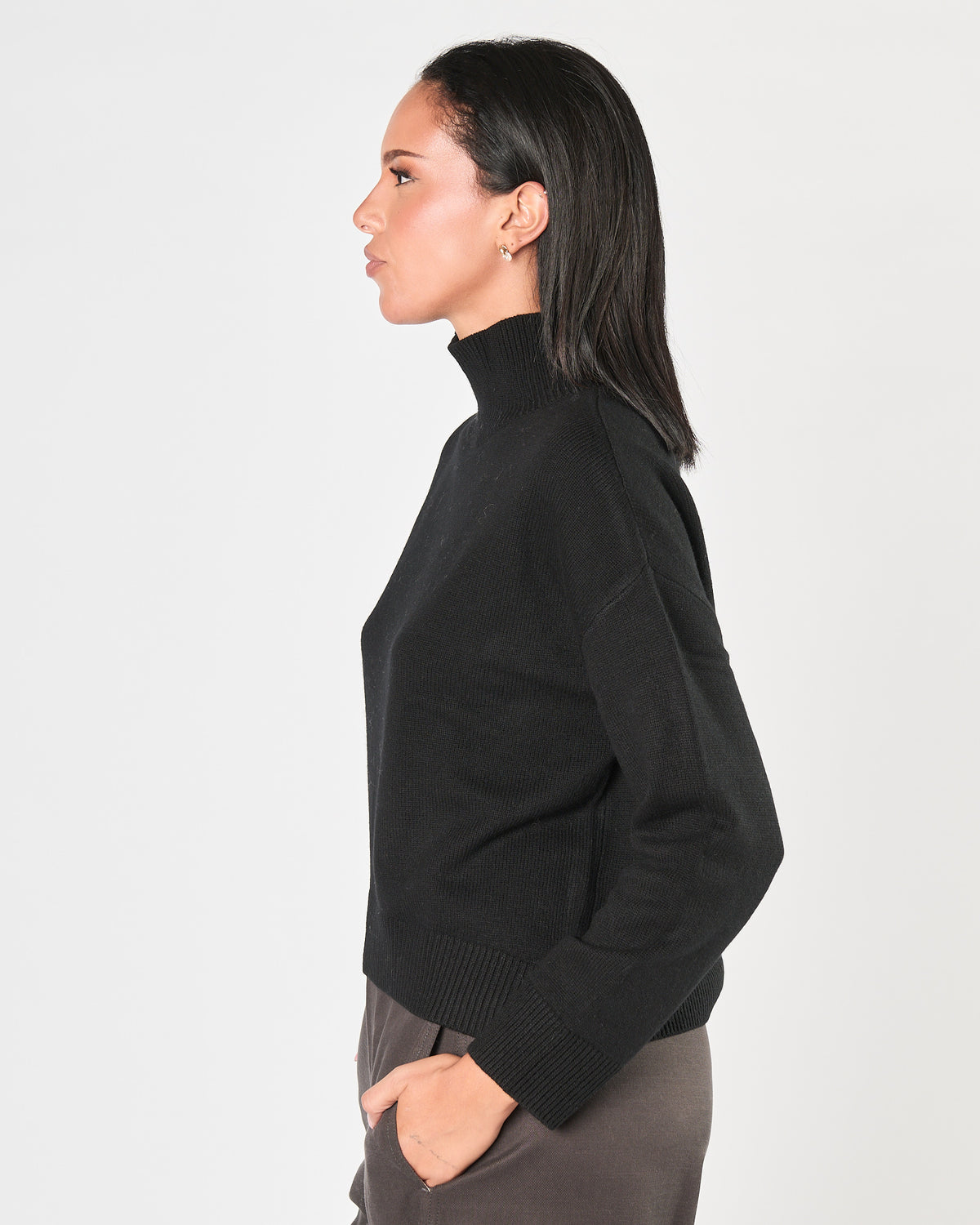 Maglia Since're Paris collo alto black