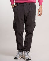 Pantalone Officina36 tasconato in velluto carbone