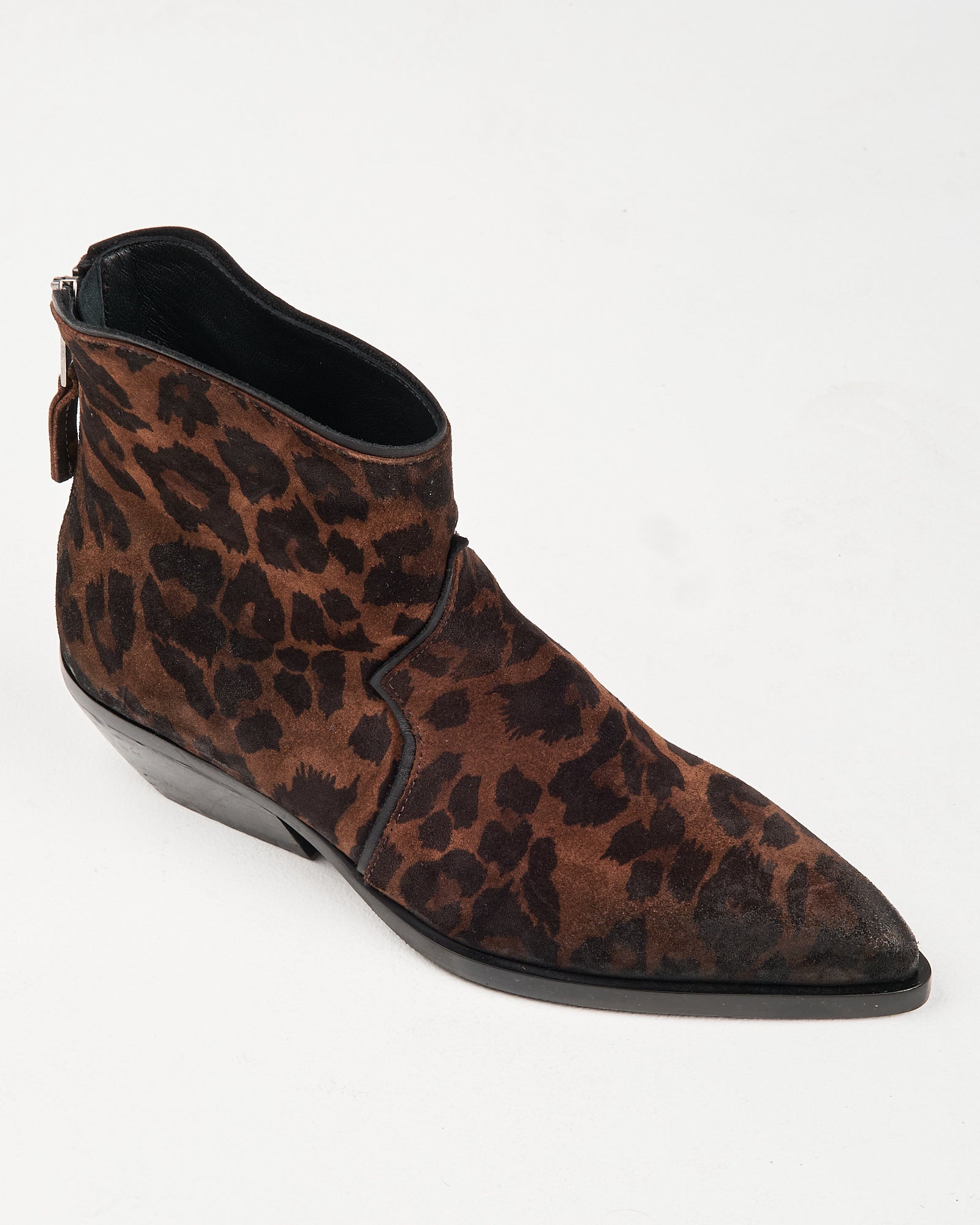 Texano Elena Iachi in camoscio leopard