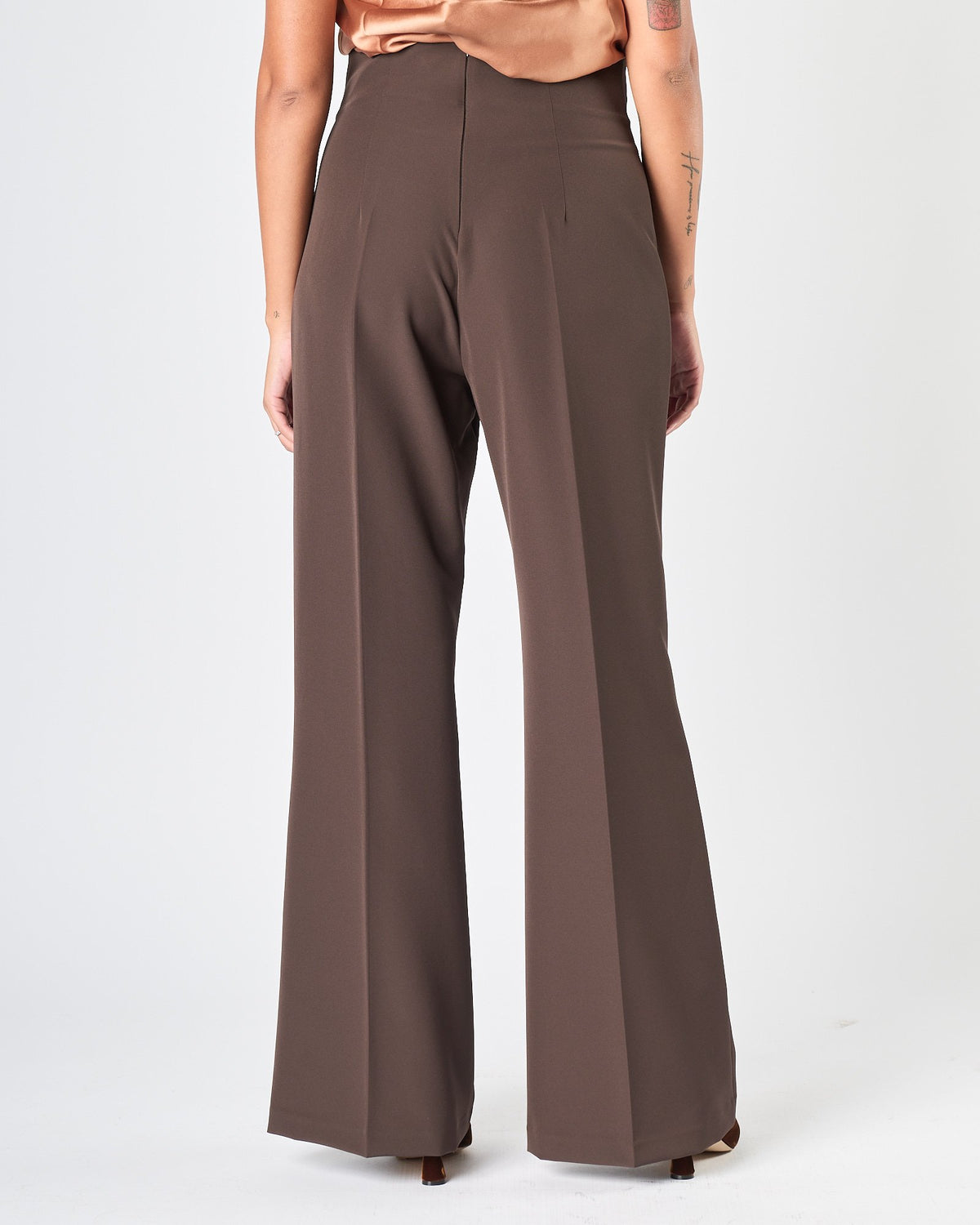 Pantalone Silence a palazzo brown
