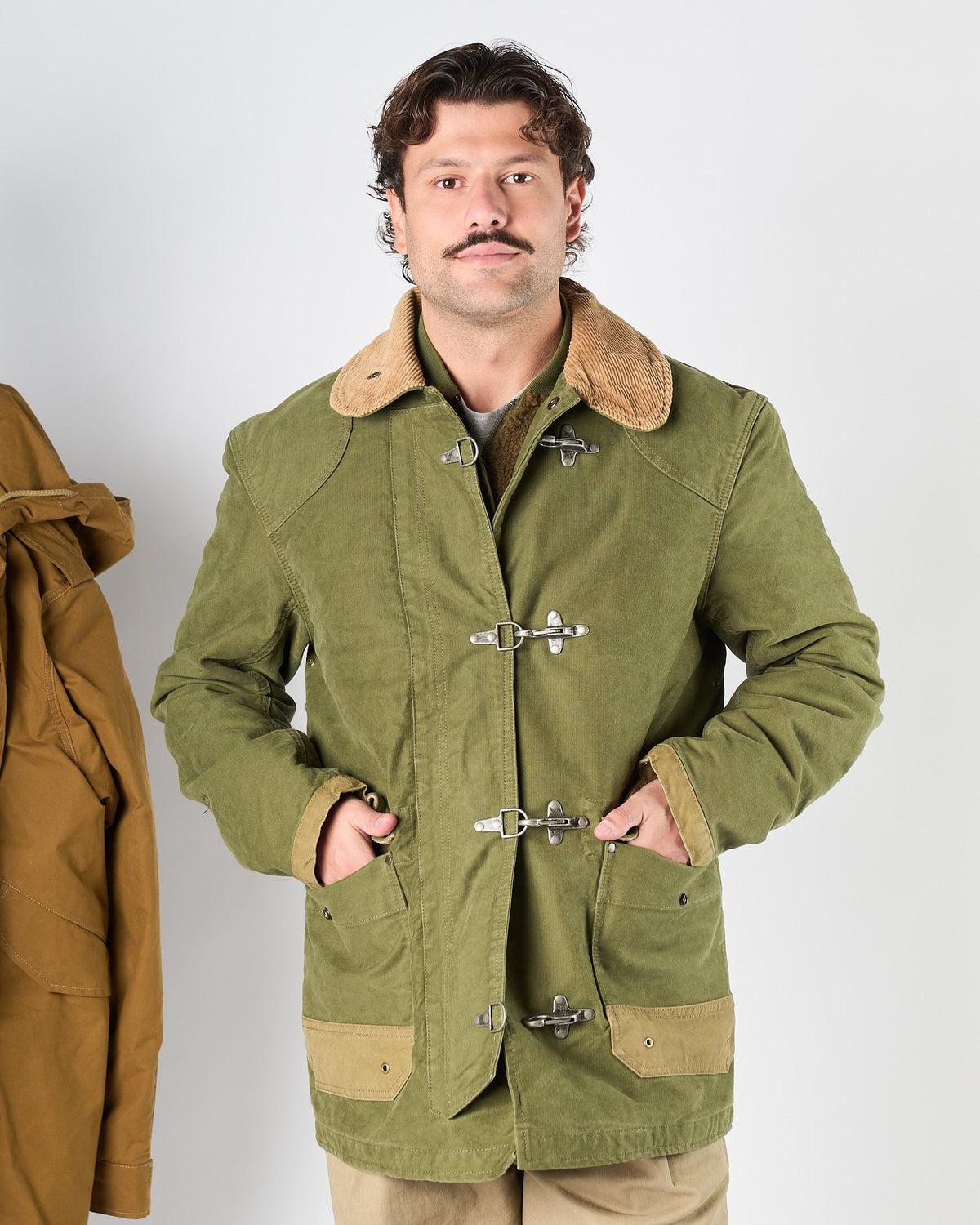 Giacchetto Chesapeake's in canvas verde