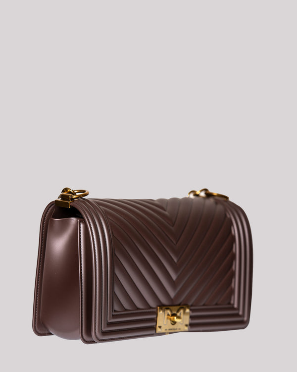 Borsa Marc Ellis flat chocolate