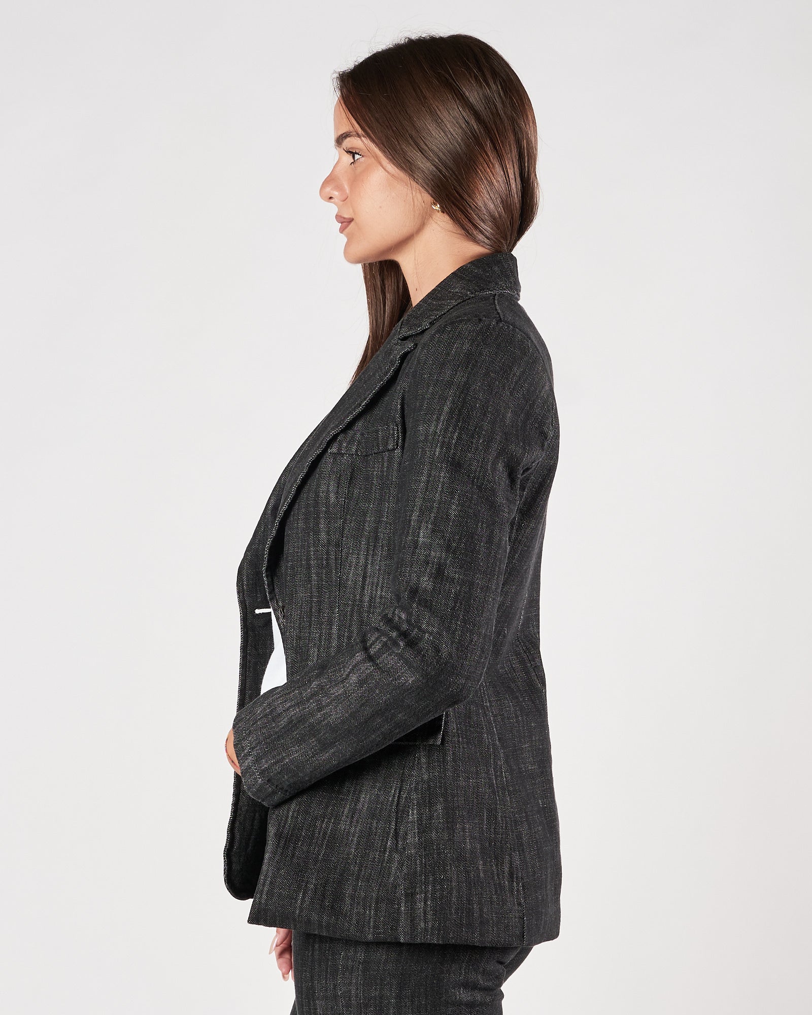 Giacca Shaft denim japan black