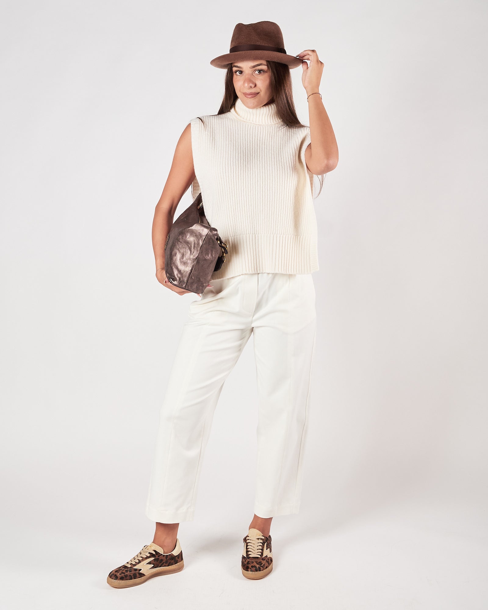 Maglia donna Davantino by sissiottostyle off white